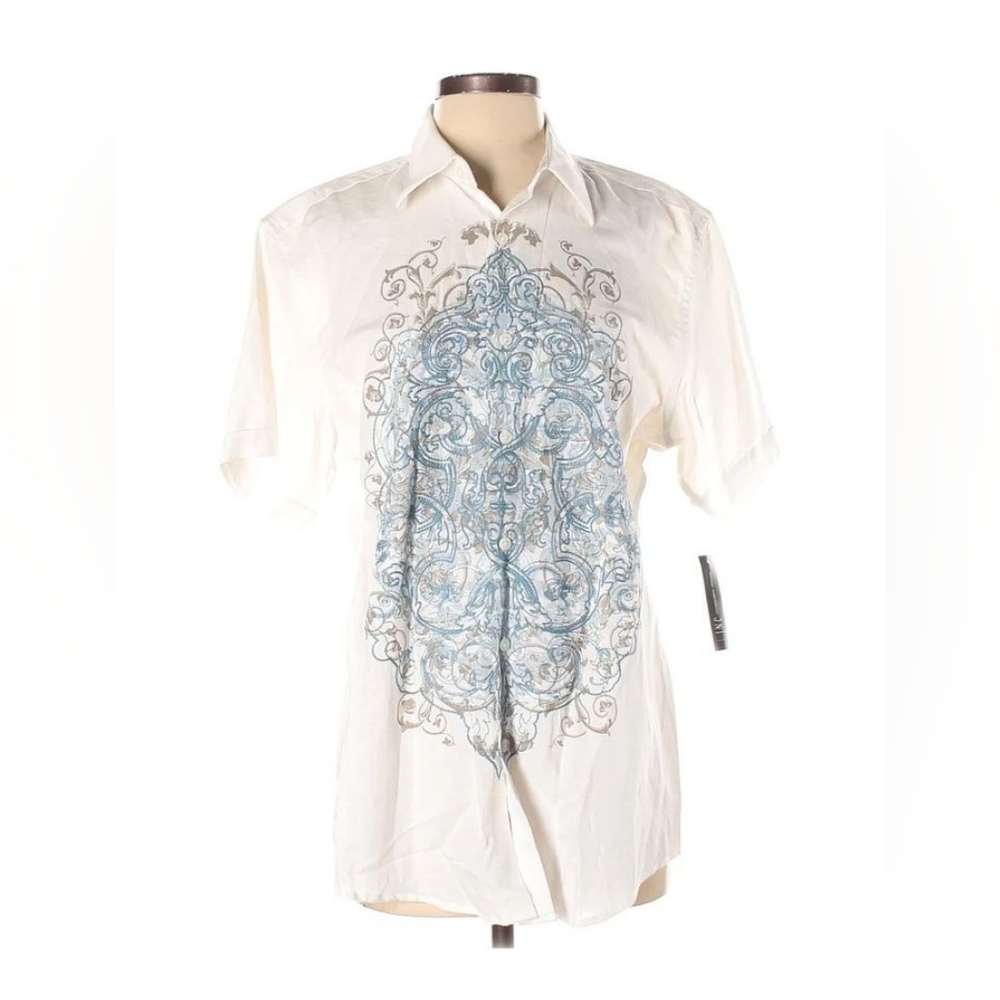 Short Sleeved graphic blouse